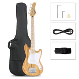 ZNTS 4 String 30in Short Scale Thin Body GB Electric Bass Guitar with Bag 32465632