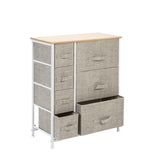 ZNTS Dresser with 7 Drawers - Furniture Storage Tower Unit for Bedroom, Hallway, Closet, Office 27962051