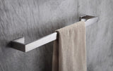 ZNTS 8-Pieces Brushed Nickel Bathroom Accessories Set, Stainless Steel Bathroom Hardware Set, Bath Towel W1932P156235