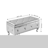 ZNTS Storage Bench, Flip Top Entryway Bench Seat with Safety Hinge, Storage Chest with Padded Seat, Bed W135959017