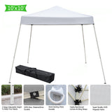 ZNTS 3 x 3M Portable Home Use Waterproof Folding Tent White 75658381