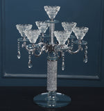 ZNTS Ambrose Candle Holder with Pendants B03050079
