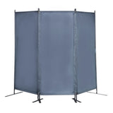 ZNTS 6 Ft Modern Room Divider, 3-Panel Folding Privacy Screen w/ Metal Standing, Portable Wall Partition, W2181P154698