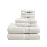ZNTS 100% Cotton 8 Piece Antimicrobial Towel Set B03599310