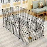 ZNTS Pet Playpen, Small Animal Cage Indoor Portable Metal Wire Yard Fence for Small Animals, Guinea Pigs, 26976233
