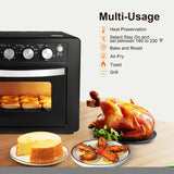 ZNTS Simple Deluxe Air Fryer Oven, Toaster Oven Air Fryer Combo, Family Size Air Fryer Oven, 6 W113468206