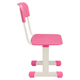 ZNTS Adjustable Student Desk and Chair Kit Pink 44829702
