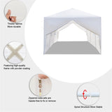 ZNTS 3 x 9m Eight Sides Two Doors Waterproof Tent with Spiral Tubes 37527211