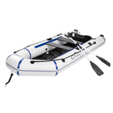 ZNTS Camping Survivals 10ft PVC 330kg Water Adult Assault Boat Off-White 61810419