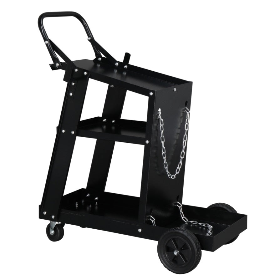 ZNTS Professional Welding Cart Plasma Cutting Machine without Drawer Black 64726766