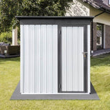 ZNTS Metal garden sheds 5ftx3ft outdoor storage sheds W135057433