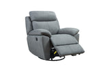 ZNTS Electric Power Swivel Glider Rocker Recliner Chair with USB Charge Port - Green B082P145836