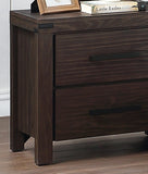 ZNTS Bedroom Furniture Simple Nightstand Drawers Bed Side Table Solidwood HSESF00F5426