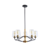 ZNTS Modern American hanging chandelier -5 bulbs -E26 lamp holder W116978785