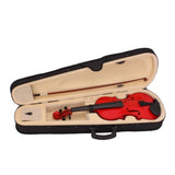 ZNTS New 4/4 Acoustic Violin Case Bow Rosin Red 26744374