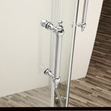 ZNTS Shower Door 36" x 72" Framed Tub Shower Enclosure in Chrome W124366452