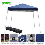 ZNTS 3 x 3M Portable Home Use Waterproof Folding Tent Blue 37281369