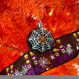 ZNTS GO 7.5 FT Orange Upside Down Christmas Tree with 300 LED Warm Lights X-mas, Halloween-themed PX311459AAG
