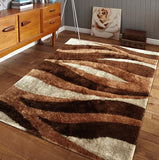 ZNTS "Aria Collection" Soft Pile Hand Tufted Shag Area Rug B03046974
