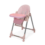 ZNTS Convertible High Chair on Wheels with Removable Tray, Height and Angle Adjustment for Baby And W2181P145196