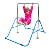 ZNTS Foldable Children's Horizontal Bar Gymnastics Bar Blue 03380787