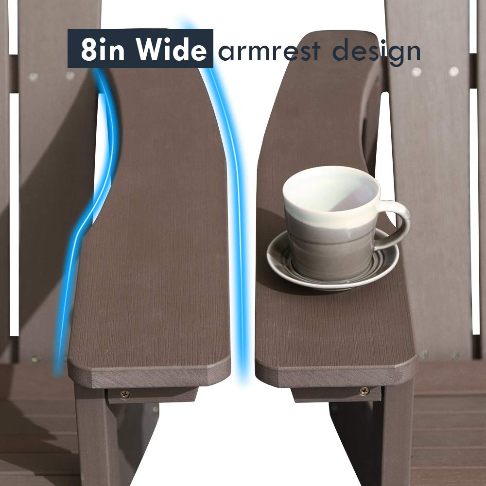 ZNTS Modern Poly Adorondic Outside Chairs W1828107244