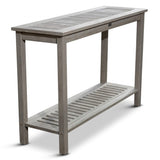 ZNTS Eucalyptus Console Table, Driftwood Gray B04660598