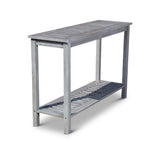 ZNTS Eucalyptus Console Table, Silver Gray B04660599