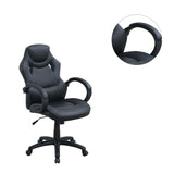 ZNTS Adjustable Heigh Executive Office Chair, Black SR011688