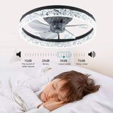 ZNTS Ceiling Fan with Lights Dimmable LED W2312141748