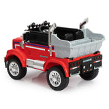 ZNTS 12V Kids Battery Electric Ride On Car Toy, Optimus Prime Truck with Remote Control, Transformers W104151294