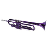 ZNTS Brass B Flat Trumpet Violet 49146552