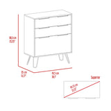 ZNTS Kirsage 3-Drawer Dresser Light Oak B06280380