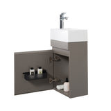 ZNTS Laura 16" Small Bathroom Vanity with Sink, Wall Mounted Bathroom Vanity for Modern Bathroom, W1865108924
