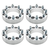 ZNTS 2pcs Professional Hub Centric Wheel Adapters for Dodge Ram 2500 3500 Ford 1998-2013 Silver 17793614