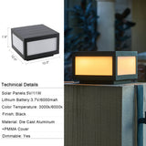 ZNTS Solar Wall Lamp With Dimmable LED W1340103859