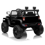 ZNTS Dual Drive 12V 4.5A.h with 2.4G Remote Control Jeep Black 07310911