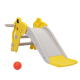 ZNTS Kids Slide, Freestanding Toddler Climber with Basketball Hoop for Indoor and Outdoor Play, W2181142113