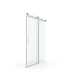 ZNTS 56 to 60 in. W x 76 in. H Sliding Frameless Soft-Close Shower Door with Premium 3/8 Inch W1573104675