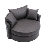ZNTS Modern Akili swivel accent chair barrel chair for hotel living room / Modern leisure chair W39532336