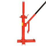 ZNTS New Manual Portable Hand Tire Changer Bead Breaker Tool Mounting Home Shop Auto Red 49978457