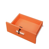 ZNTS Orange modern simple hair desk, multi-layer storage space W1778114565