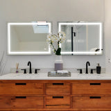 ZNTS LED Bathroom Mirror 48x 36 Inch with lights, anti-Fog & Dimming Led Bathroom Vanity Mirror W134070938