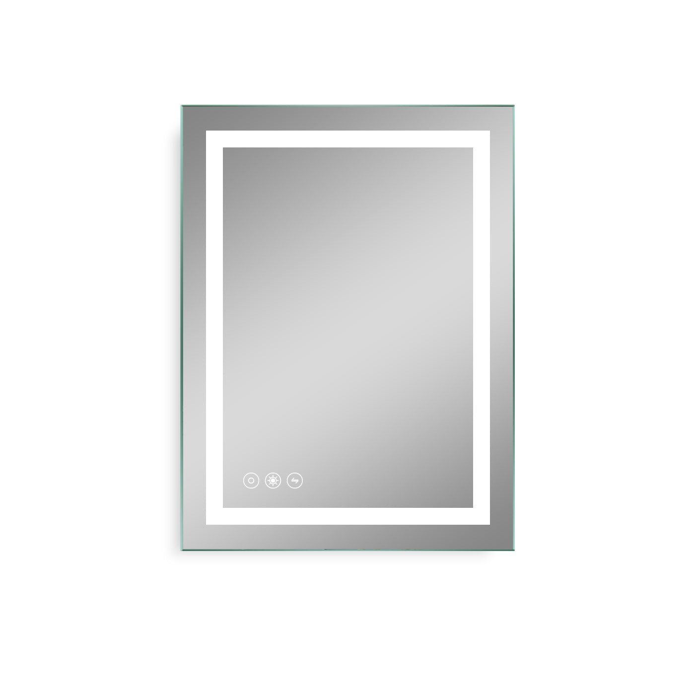 ZNTS 24 x 32 Led Mirror 3 brightness x 3 colors Anti-fog bathroom,bedroom W1355104169