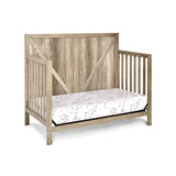 ZNTS Barnside 4-in-1 Convertible Crib Vintage Chestnut B02257230