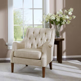 ZNTS Button Tufted Accent Chair B03548269