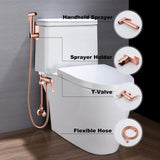 ZNTS Bidet Sprayer for Toilet, Handheld Cloth Sprayer, Bathroom Sprayer Kit Spray Attachment with Hose, 60322959