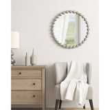 ZNTS Beaded Round Wall Mirror 27