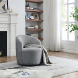 ZNTS [Video] Welike Swivel barrel chair, living room swivel chair with round storage chair, 360 &deg; swivel W83489919