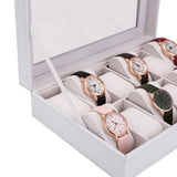 ZNTS Watch Box 12 Slots Watch Case for Men Women Leather Watch Organizer Holder Display Storage Case with 34532718